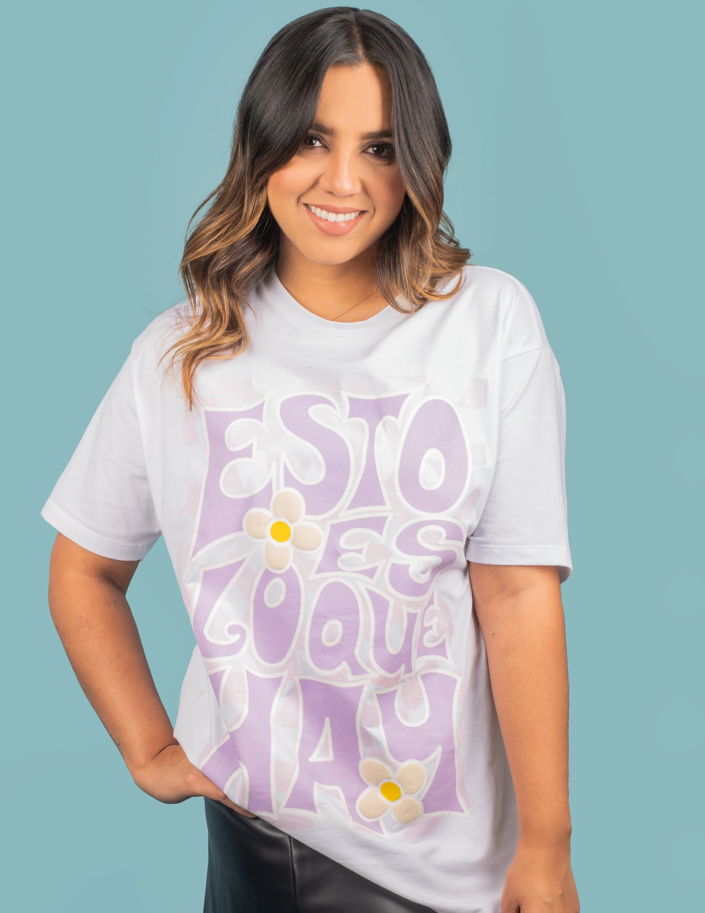 CAMISETA LO QUE HAY - OVERSIZED