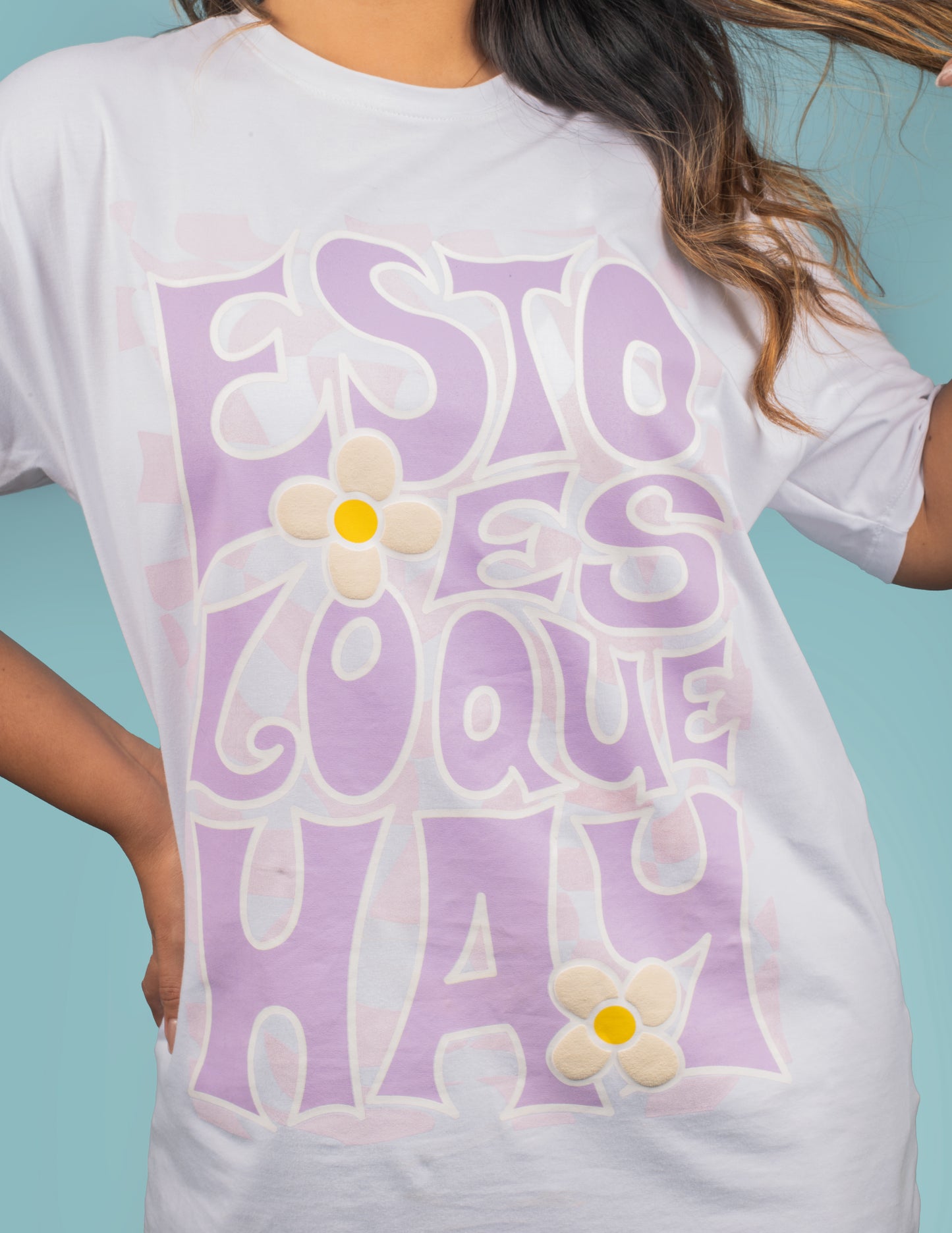 CAMISETA LO QUE HAY - OVERSIZED